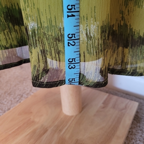 Apt. 9 Green Maxi Dress Beaded at the Waist Sz 6 - Picture 9 of 13